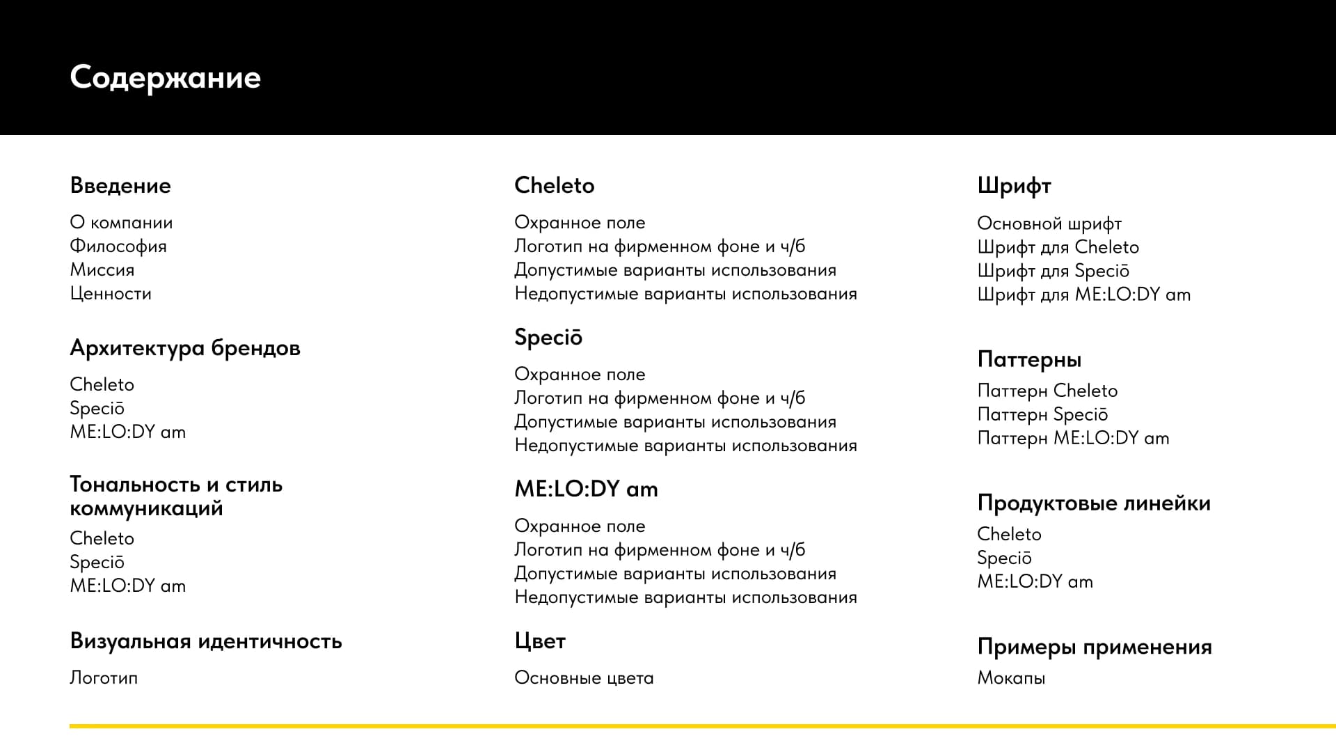 Брендбук Cheleto 5