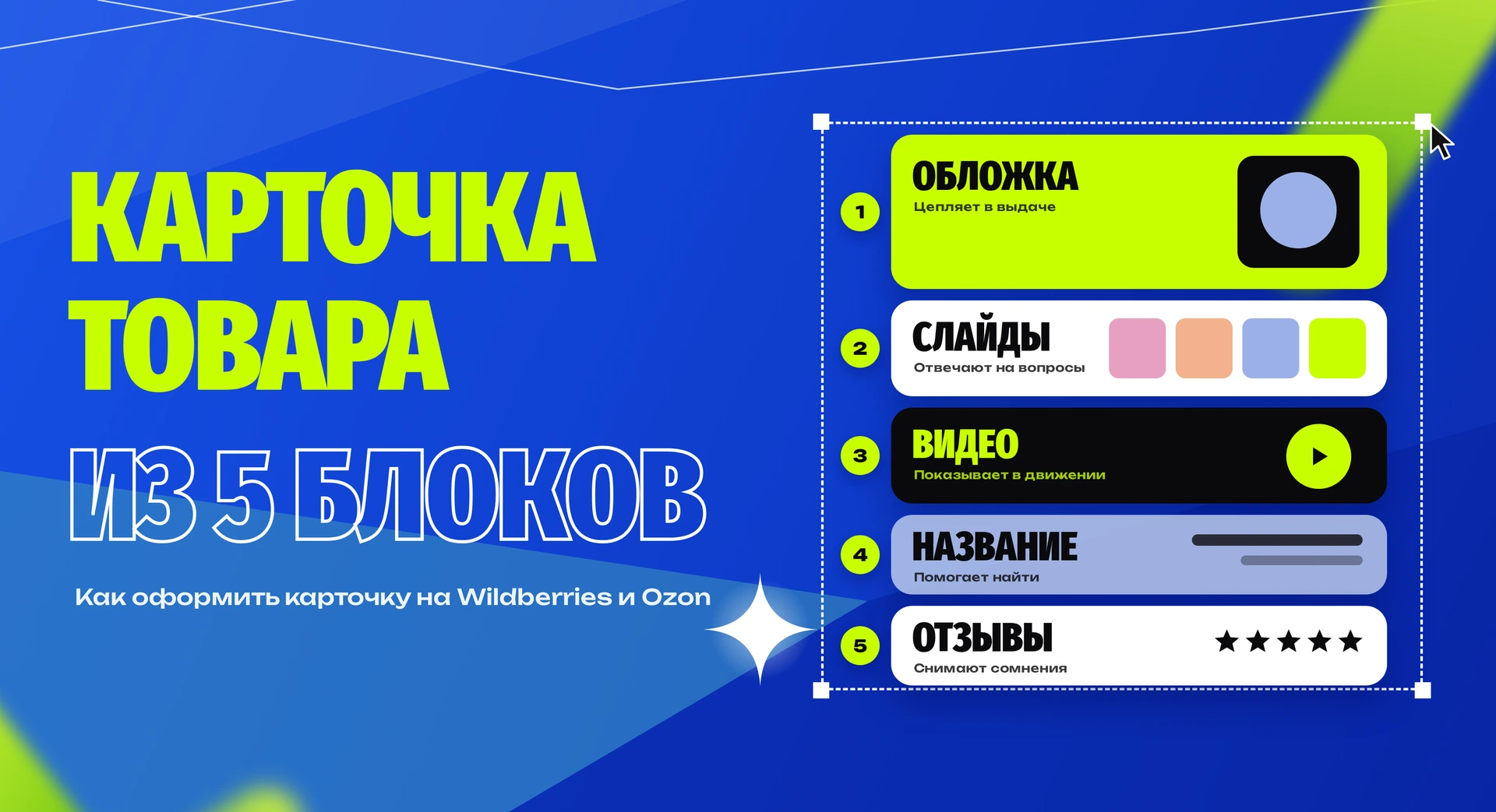 Как оформить карточку товара на Wildberries и Ozon: из чего она состоит и что на что влияет